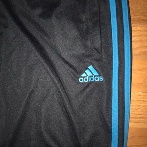 Blue Striped Adidas pants